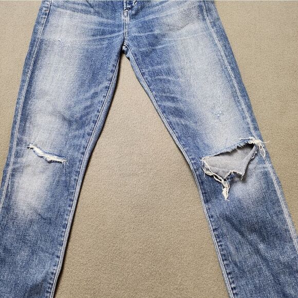 Citizens of Humanity Rocket jeans High Rise Skinny Sz 25 Distressed - Picture 5 of 16